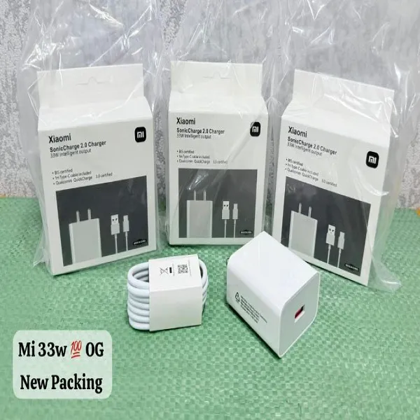 Mi 33W Fast Charging Adapter 💯 OG | Latest Packing