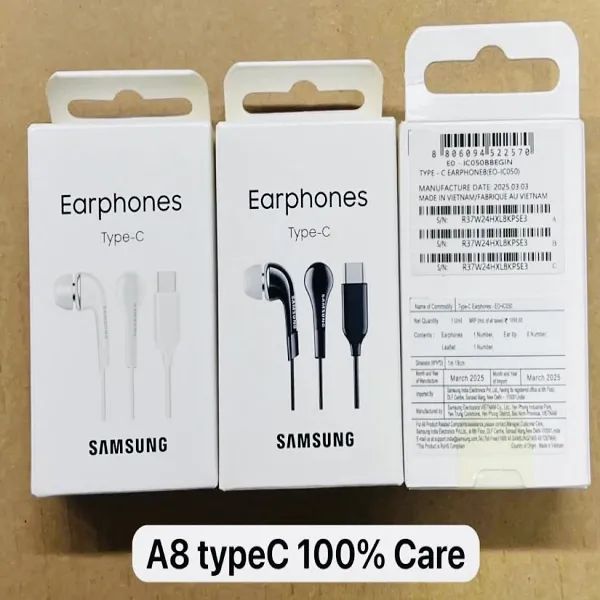 Samsung A8 Type-C OG In-Ear Earbuds – Genuine USB-C Headphones in New Packing