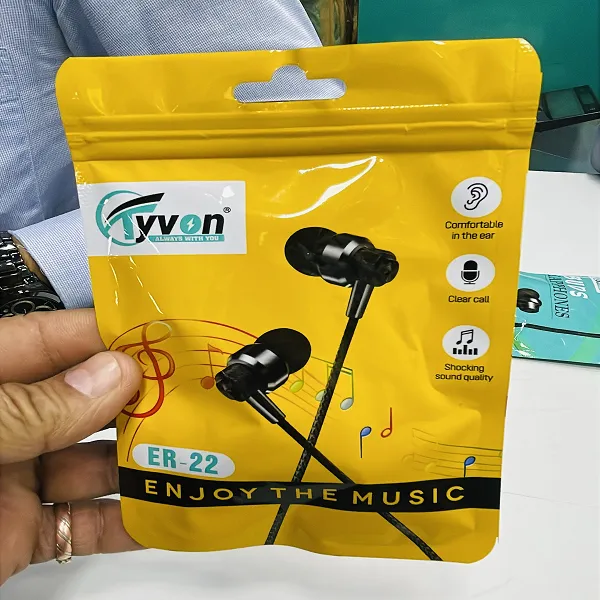 Tyron ER-22 Wired Earphones | HD Clear Sound, Deep Bass & Comfortable In-Ear Fit for Music