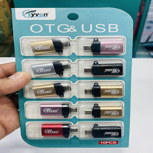 Tyron OTG & USB V8 Connector Set (20 PCS) | High-Speed Data Transfer & Charging Adapter