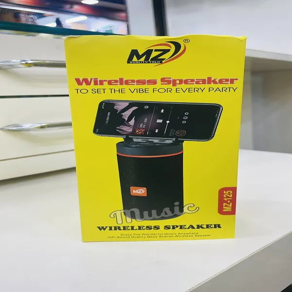 MZ 125 Portable Wireless Bluetooth Speaker | Powerful Bass, RGB Light Show