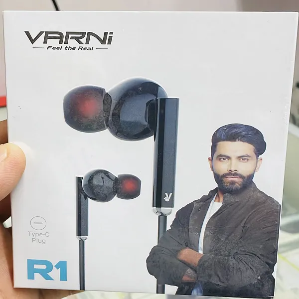 Varni R1 Type-C Wired Earphones – Deep Bass, Clear Sound & Premium Build