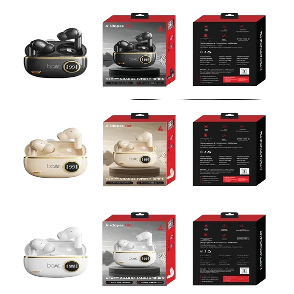 Airdopes 195 TWS – LED Display Case | 10 Min = 10 Hours Charge | Best Price Available Now!-boAt 🎧⚡