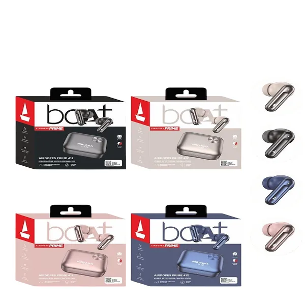 Airdopes Prime 412 Nirvana TWS – 50H Battery | AI-ENx Calls | Best Price Available Now! -boAt  🎧