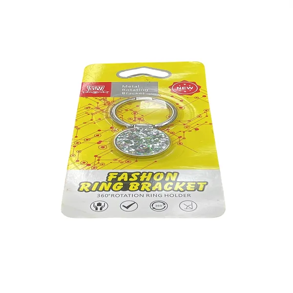 360° Rotating Metal Fashion Ring Holder – Glitter Grip & Stand Bracket
